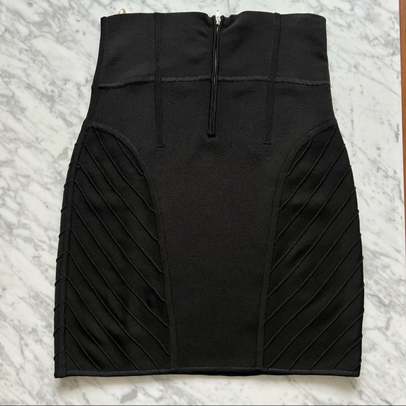 Aritzia Wilfred Bodycon Contour Black Mini Skirt Size S/M - Picture 3 of 6